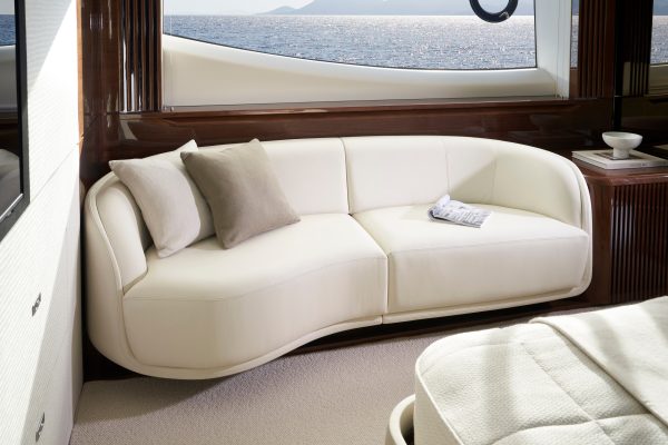 Princess X80 interior stateroom sofa