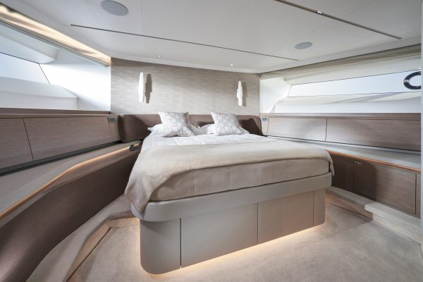 Princess X95 interior forward cabin